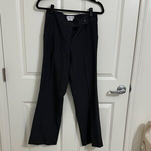 Calvin Klein Charcoal Wide-Leg Pants
